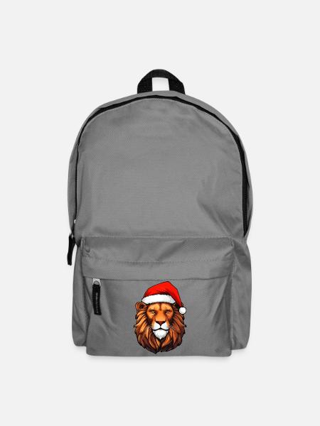 Lion Santa Claus - Backpack - elephant grey