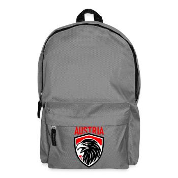 Österreich Adler Wappen AUSTRIA - Rucksack - Mittelgrau - Vorne