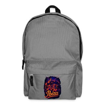 Ibiza Island Holiday Silhouette Summer Gift - Backpack - elephant grey - Front