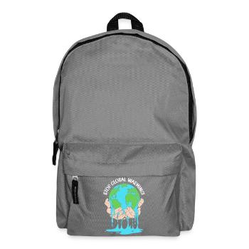 Changement climatique Environnement Protection de l’environnement - Sac à dos - gris éléphant - Devant