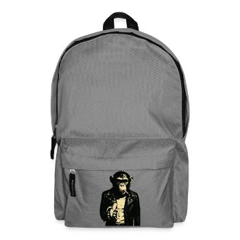 Banana Rebel Monkey - Backpack - elephant grey - Front