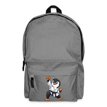Penguin Martial Arts Karate Japan Traditional - Backpack - elephant grey - Front