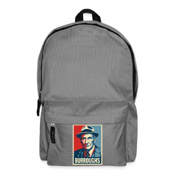 Burroughs Pop Art Portrait - Sac à dos - gris éléphant - Devant