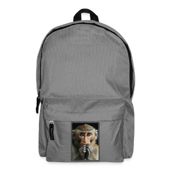 Makaken Makake - Rucksack - Mittelgrau - Vorne