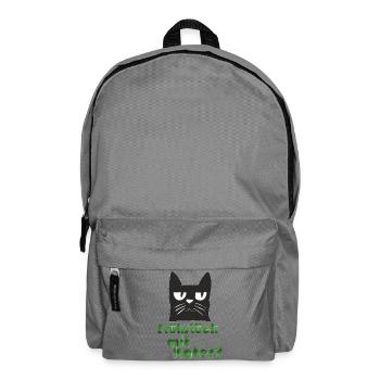 fruehstueck_mit_kater - Sac à dos - gris éléphant - Devant
