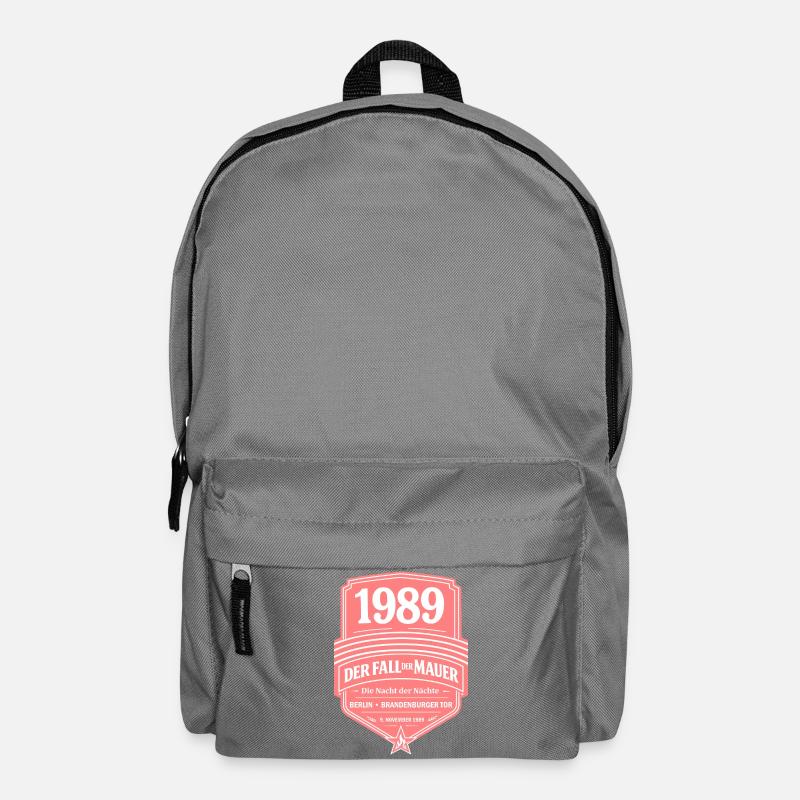 1989 – Der Fall der Mauer - Rucksack - Mittelgrau