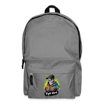 KÄMPFE HART - Rucksack - Mittelgrau - Vorne