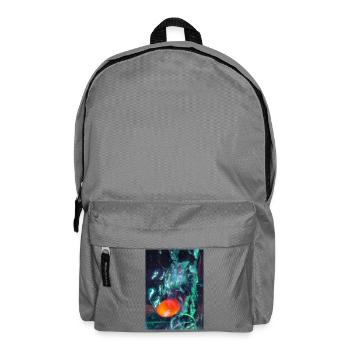 Neon-Nebel mit orangefarbenem Kern - Rucksack - Mittelgrau - Vorne