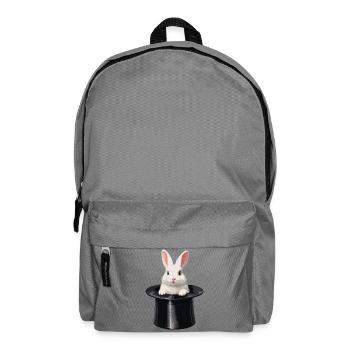 Rabbit out of magic hat - Backpack - elephant grey - Front