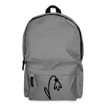 Flower - Backpack - elephant grey - Front
