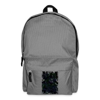 Neon Fog Swirl Pattern - Backpack - elephant grey - Front