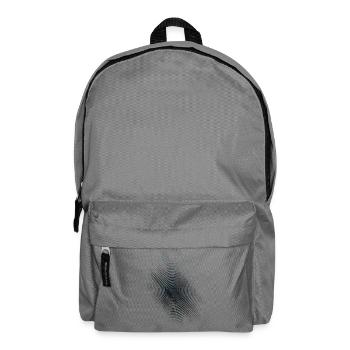 Color Fingerprint Circles - Backpack - elephant grey - Front