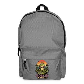 Yoga Frog Meditation Yoga Frog Pilates Frog - Backpack - elephant grey - Front