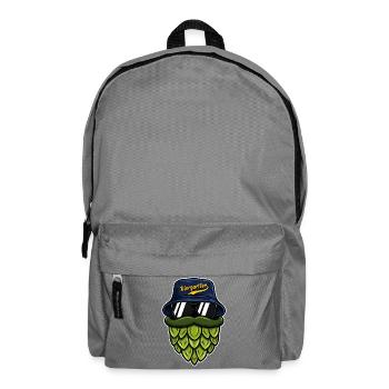 Hopfenheld im Biergarten - BucketHat - Rucksack - Mittelgrau - Vorne