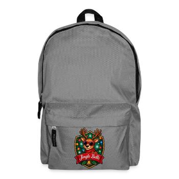 Jingle Bells Rentier Sonnenbrille - Rucksack - Mittelgrau - Vorne