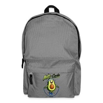 Avocado Cardio Jumping - Rucksack - Mittelgrau - Vorne