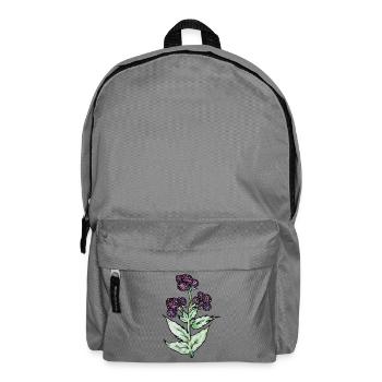 Purple Bloom Botanicals - Rucksack - Mittelgrau - Vorne