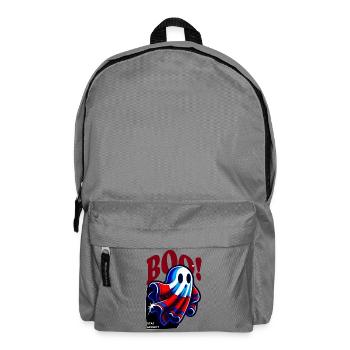 BOO! Stay Spooky - Ghost - Rucksack - Mittelgrau - Vorne