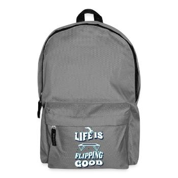  Motivation Trampolin Workout Trampolin-Sport - Rucksack - Mittelgrau - Vorne