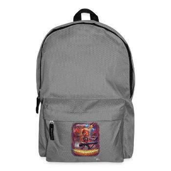Ameise MALÚ Keyboard Synthesizer Band Rock Pop Art - Rucksack - Mittelgrau - Vorne