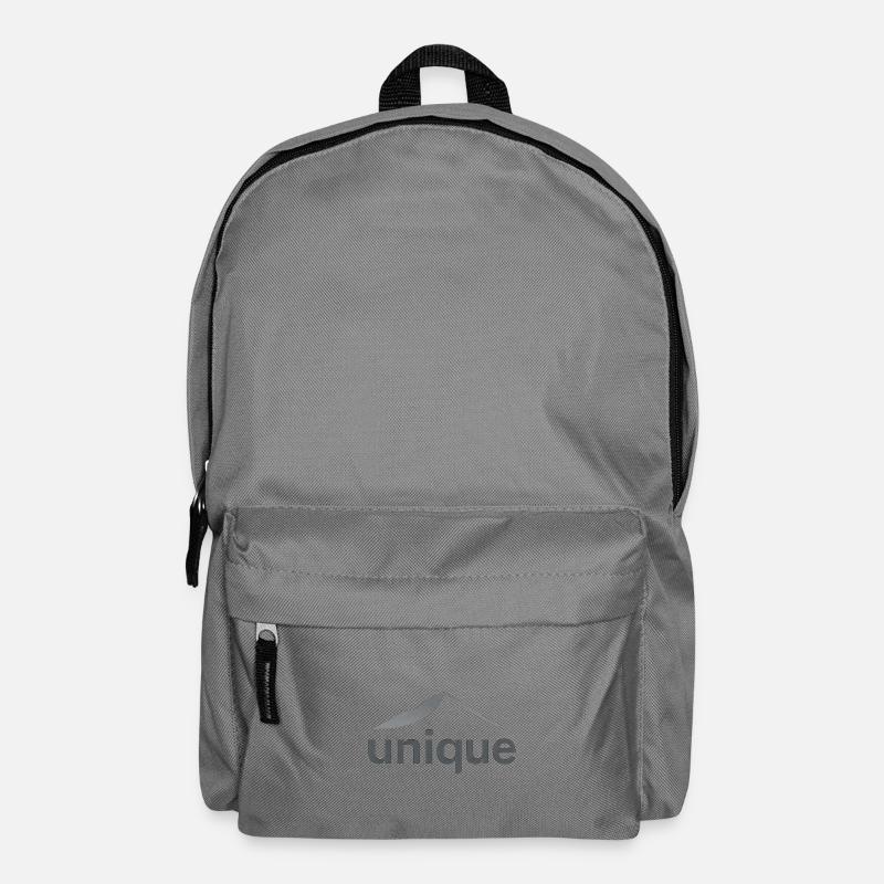 "Unique mountain design" - Backpack - elephant grey