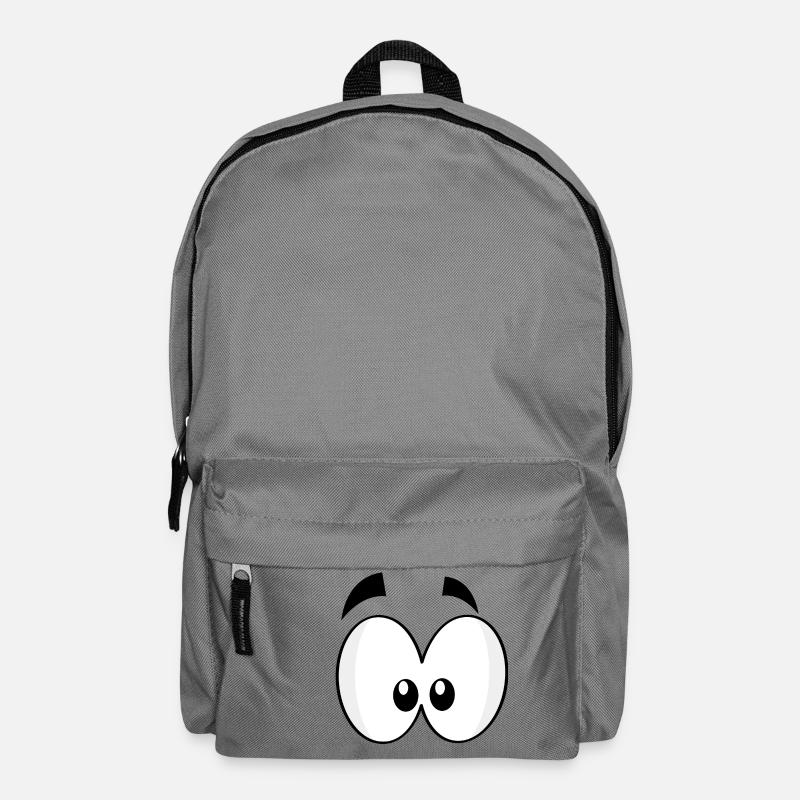 Augen - Rucksack - Mittelgrau