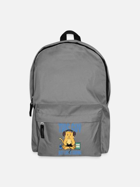Dieser Mann liebt Spiele - Rucksack - Mittelgrau