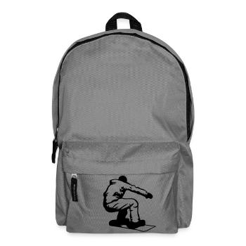 Snowboarder - Rucksack - Mittelgrau - Vorne