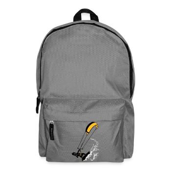 Kitesurfen und Wellen flex - Rucksack - Mittelgrau - Vorne