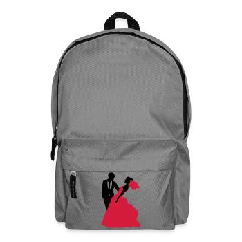 Mariage, Mariée, Le marié - Sac à dos - gris éléphant - Devant