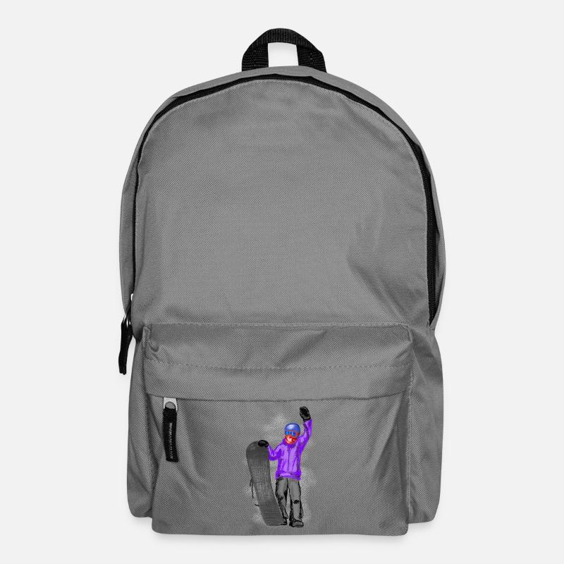 snowboarder - Sac à dos - gris éléphant