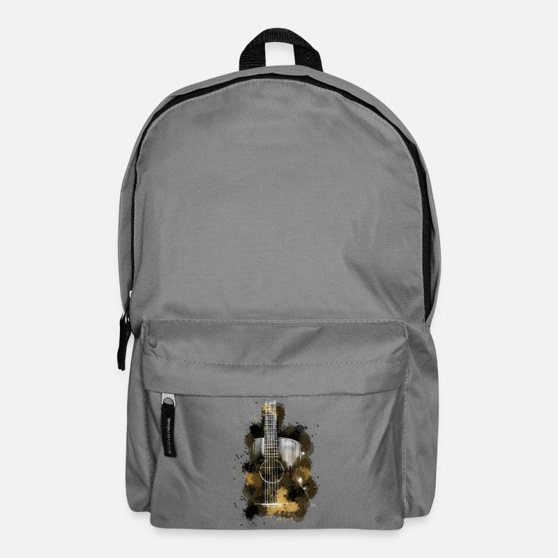 Gitarre - Rucksack - Mittelgrau
