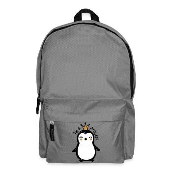 Cute Penguin Queen Design - Backpack - elephant grey - Front