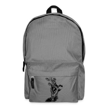 Cow Black White Comic - Backpack - elephant grey - Front