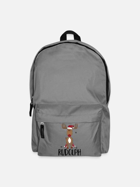 Weihnachten - Rucksack - Mittelgrau