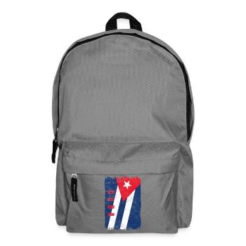 Kuba Flagge - Rucksack - Mittelgrau - Vorne