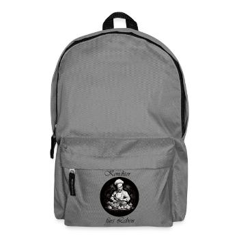 Konditor für Leben - Rucksack - Mittelgrau - Vorne
