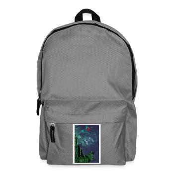 Unsere Zukunft, Zeit für Veränderung - Rucksack - Mittelgrau - Vorne