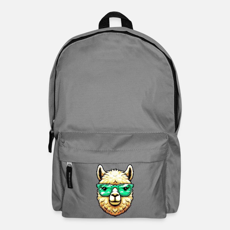 Alpaka - Rucksack - Mittelgrau