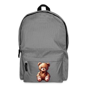 Orso Orsacchiotto Ours en peluche - Sac à dos - gris éléphant - Devant