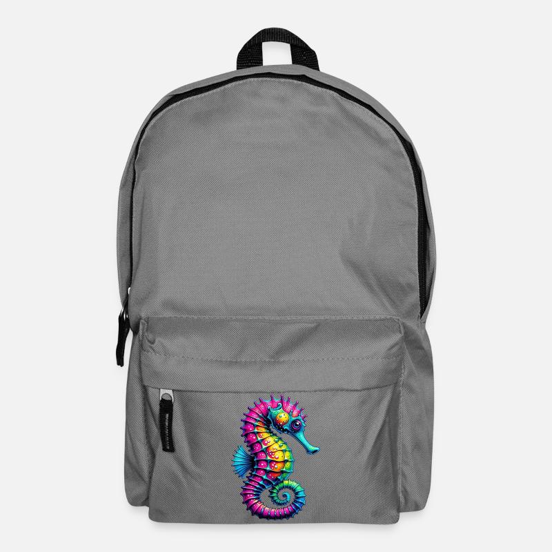 Seepferdchen - Rucksack - Mittelgrau