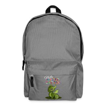 Bonjour la maternelle - Sac à dos - gris éléphant - Devant
