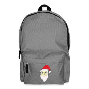Merry Christmas Santa - Backpack - elephant grey - Front