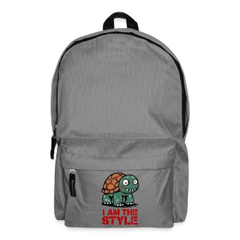Turtle I am the Style - Backpack - elephant grey - Front