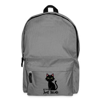 Glowing Cat Silhouette Illustration - Backpack - elephant grey - Front