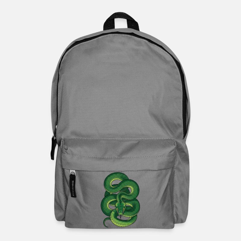 Schlange - Rucksack - Mittelgrau