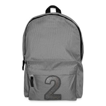 Two Metal Texture Scratch Art - Backpack - elephant grey - Front