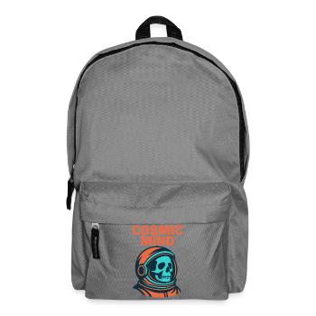 Cosmic Mind Astronaut Skull - Backpack - elephant grey - Front