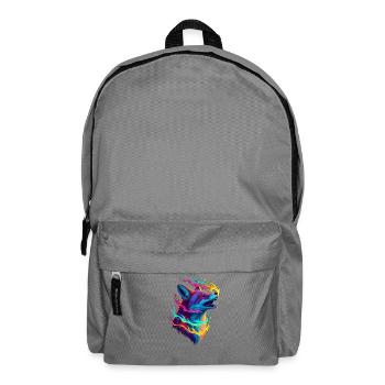 Neonwolf Flammenzauber - Rucksack - Mittelgrau - Vorne