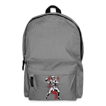 Quarterback im Blitzgewitter - Rucksack - Mittelgrau - Vorne